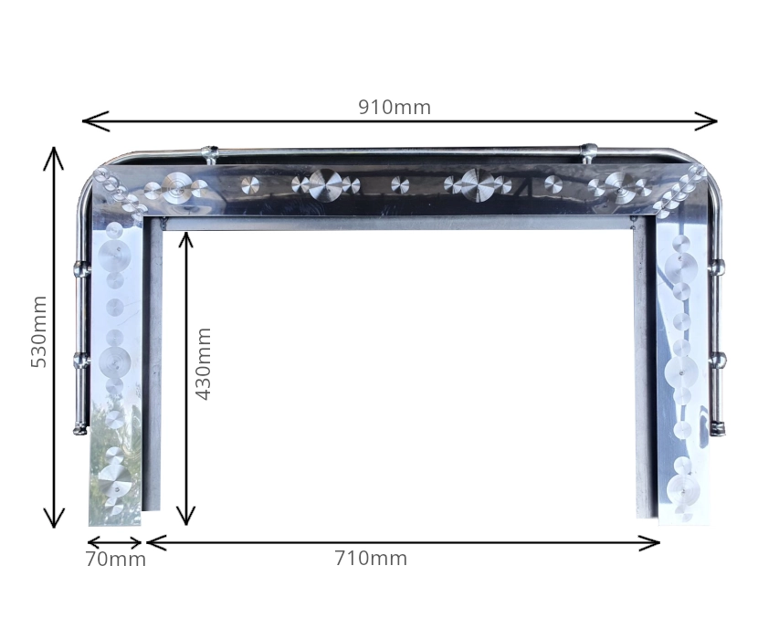Colțar din Inox de Tip 'C'